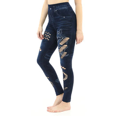 Jeggings with Cut & Butterfly