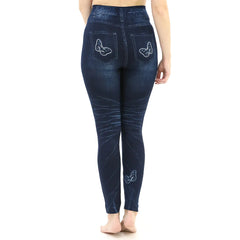 Jeggings with Cut & Butterfly